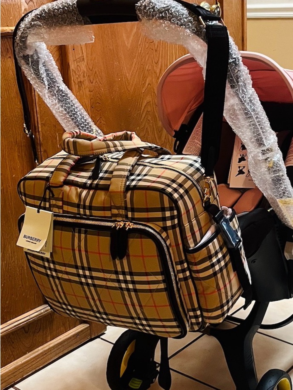 Burberry Diaper Bag - Picture 2 of 3